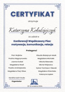 Konferencja Współczesny Pies